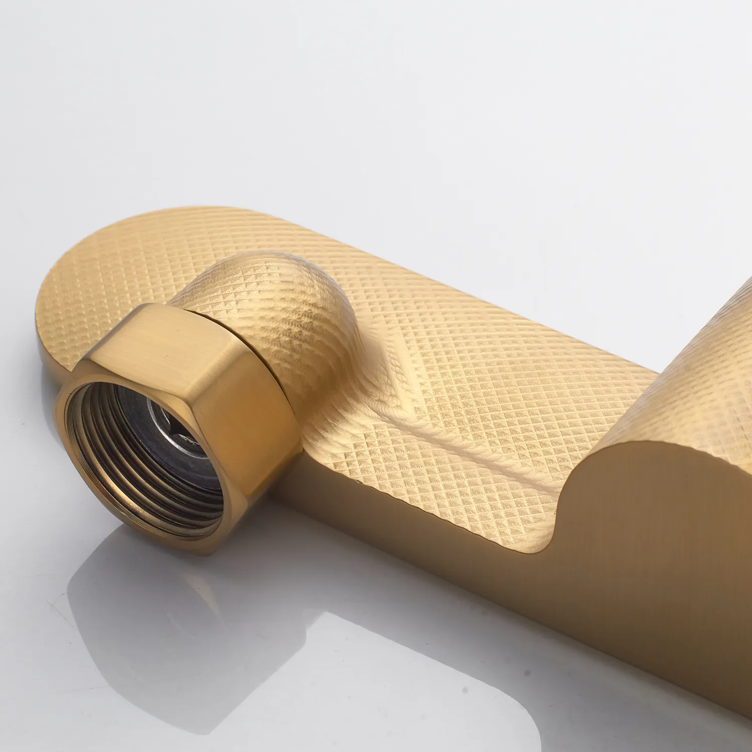 Гигиенический душ со смесителем Shevanik S4705G-1, золотой сатин