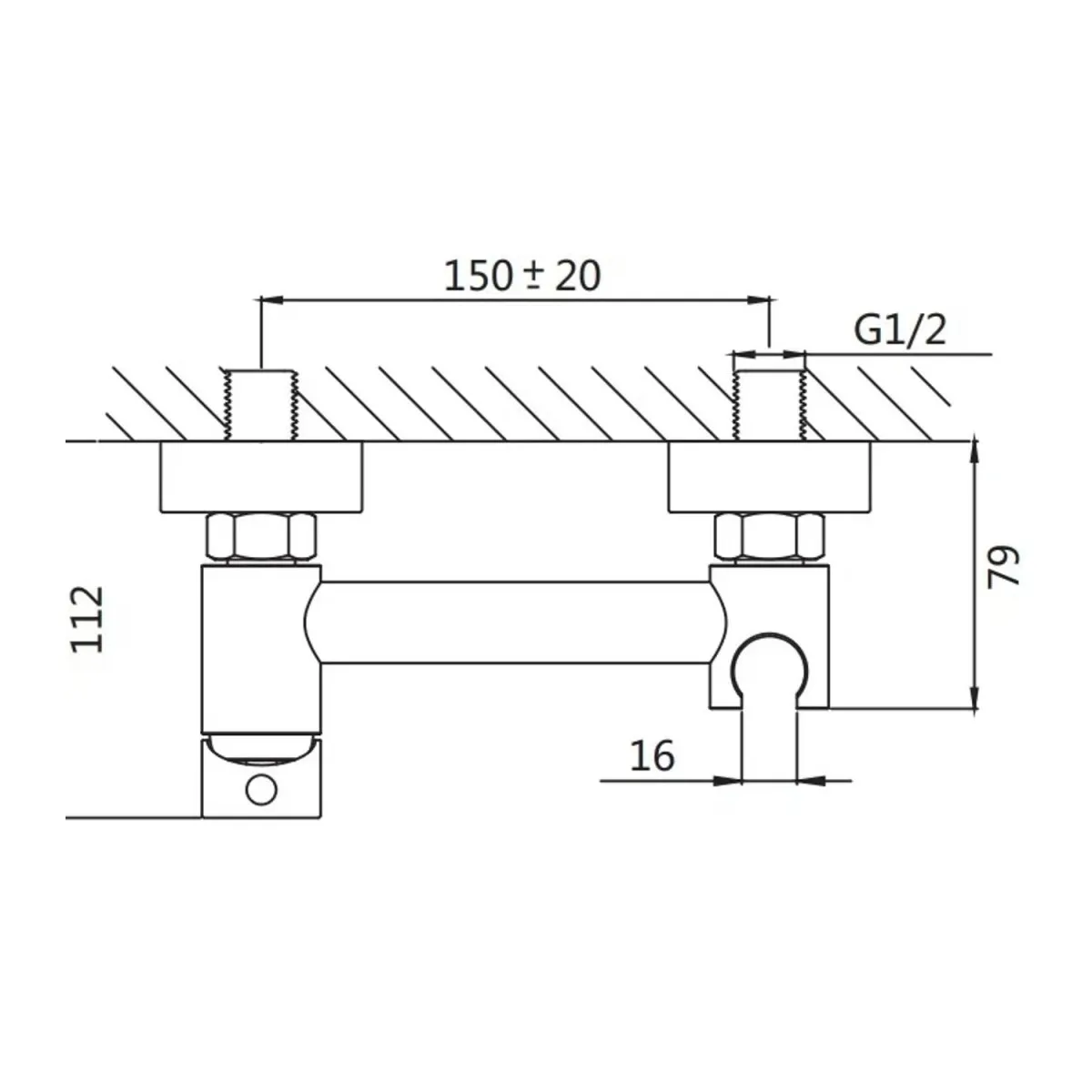 Гигиенический душ со смесителем Shevanik S107, хром