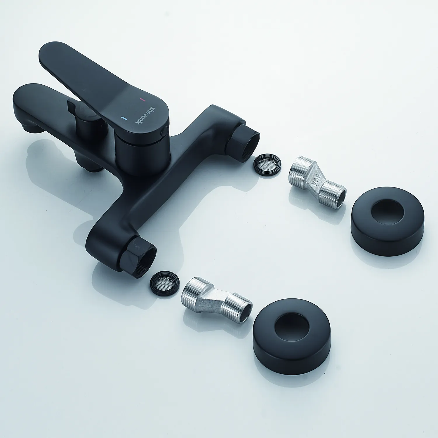 Смеситель для ванны Shevanik S6202H, черный