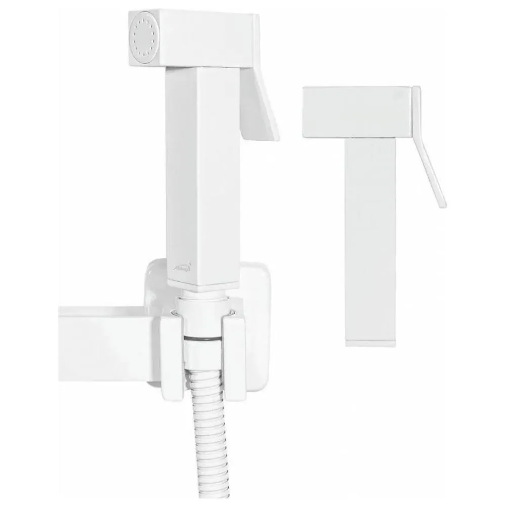 Гигиенический душ со смесителем Hansberge H0077WW, белый