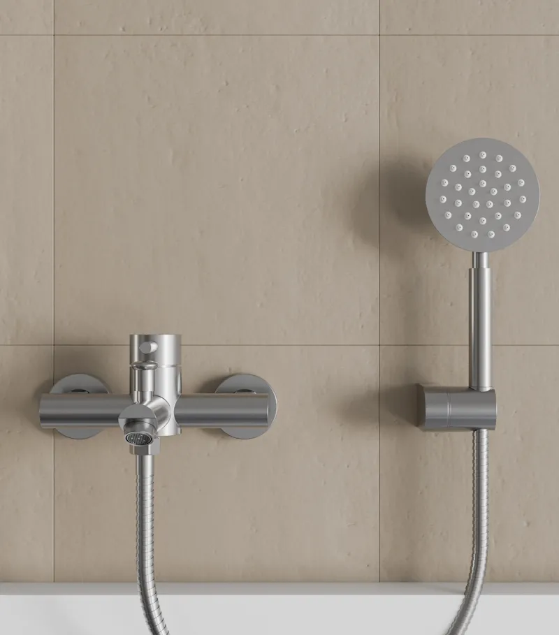 Смеситель для ванны Knotlor SS-05, сатин