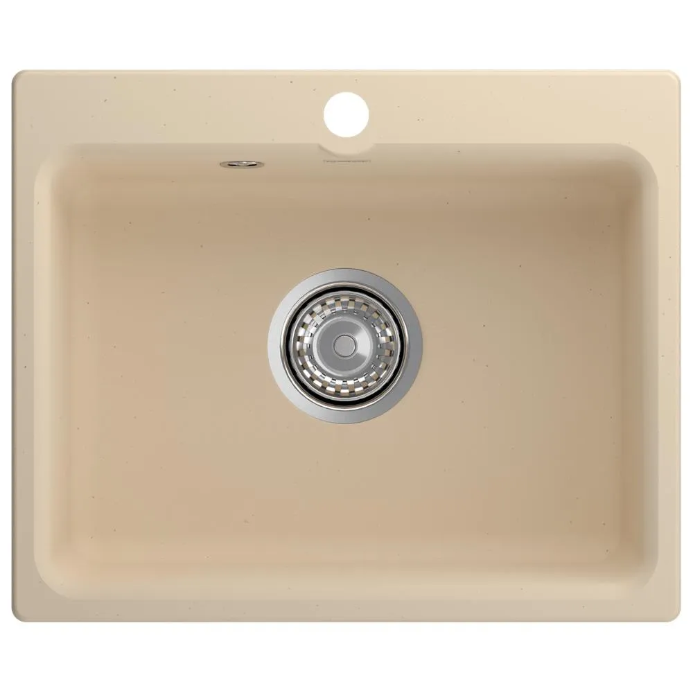 Кухонная мойка GranFest SMART 520, бежевый