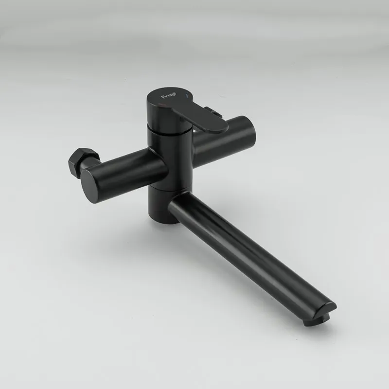 Смеситель для ванны FRAP F32801-6, черный