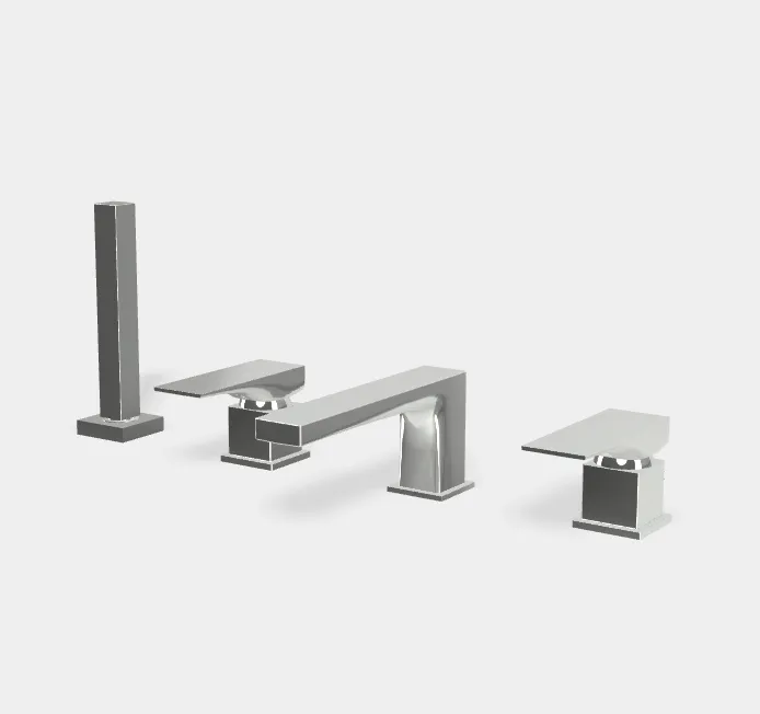 Смеситель для ванны и душа Fima Carlo Frattini Zeta, хром (F3974NCR)