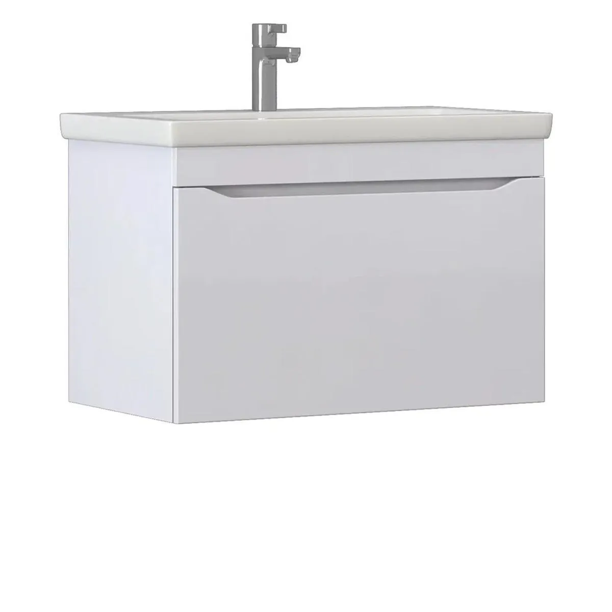 Тумба с раковиной подвесная VIGO Grani 166, 80 см