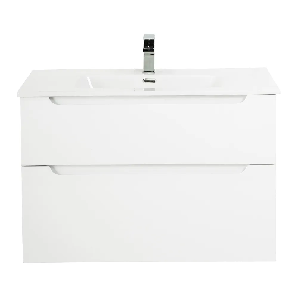 База под раковину подвесная BelBagno Etna H-60 800х600х450 мм, Bianco Lucido (ETNA-H60-800-2C-SO-BL-P)