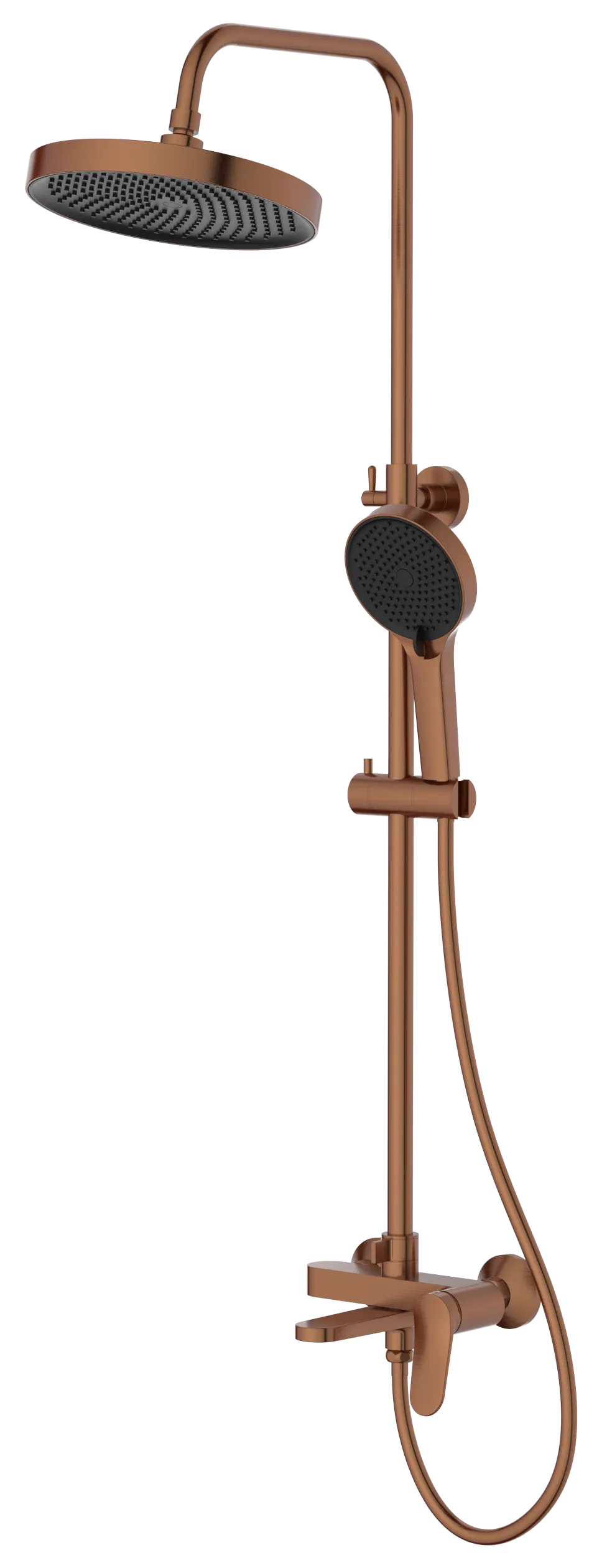 Душевая система BELZ брашированное розовое золото (B24786-2)