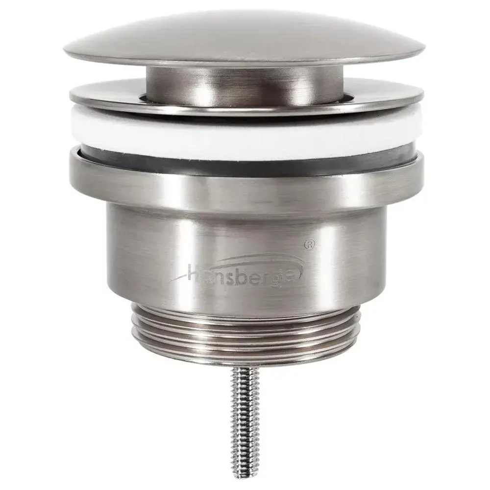 Донный клапан для раковины Hansberge H107NK, никель