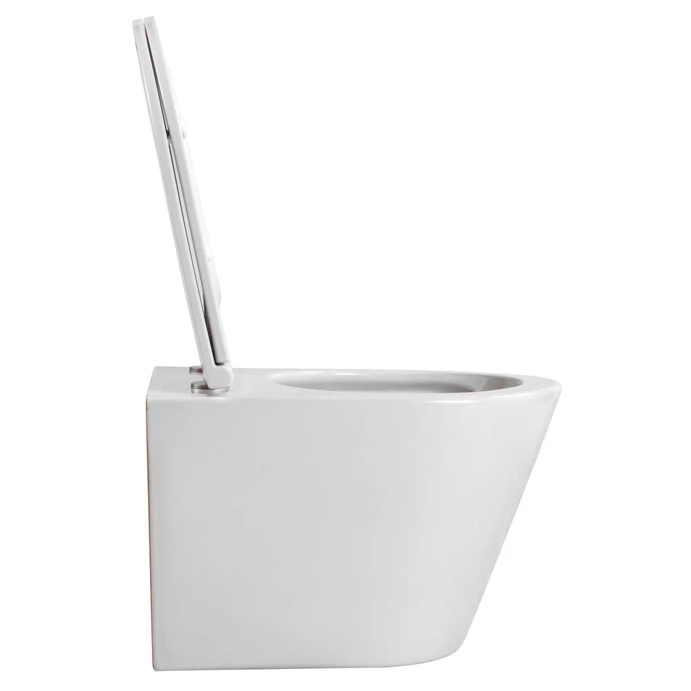 Унитаз-компакт подвесной AQUATEC ВЕГА TORNADO 490*360*320мм, тонкое сиденье с механизмом плавного закрывания, крепеж AQ1904T-00