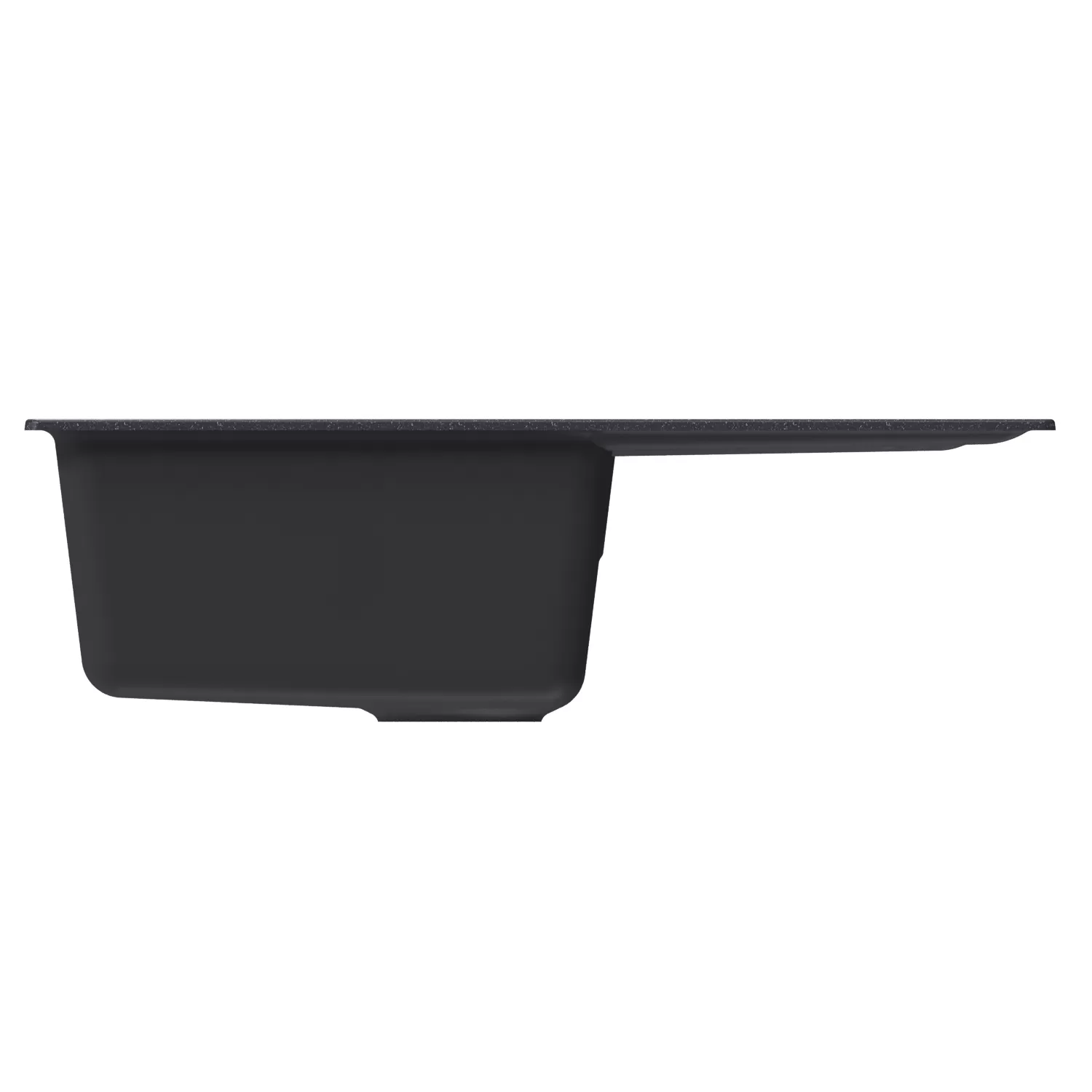 Мойка MIXLINE ML-GM19 с крылом  антрацит  (343) 750*500*200мм NEW (551989)