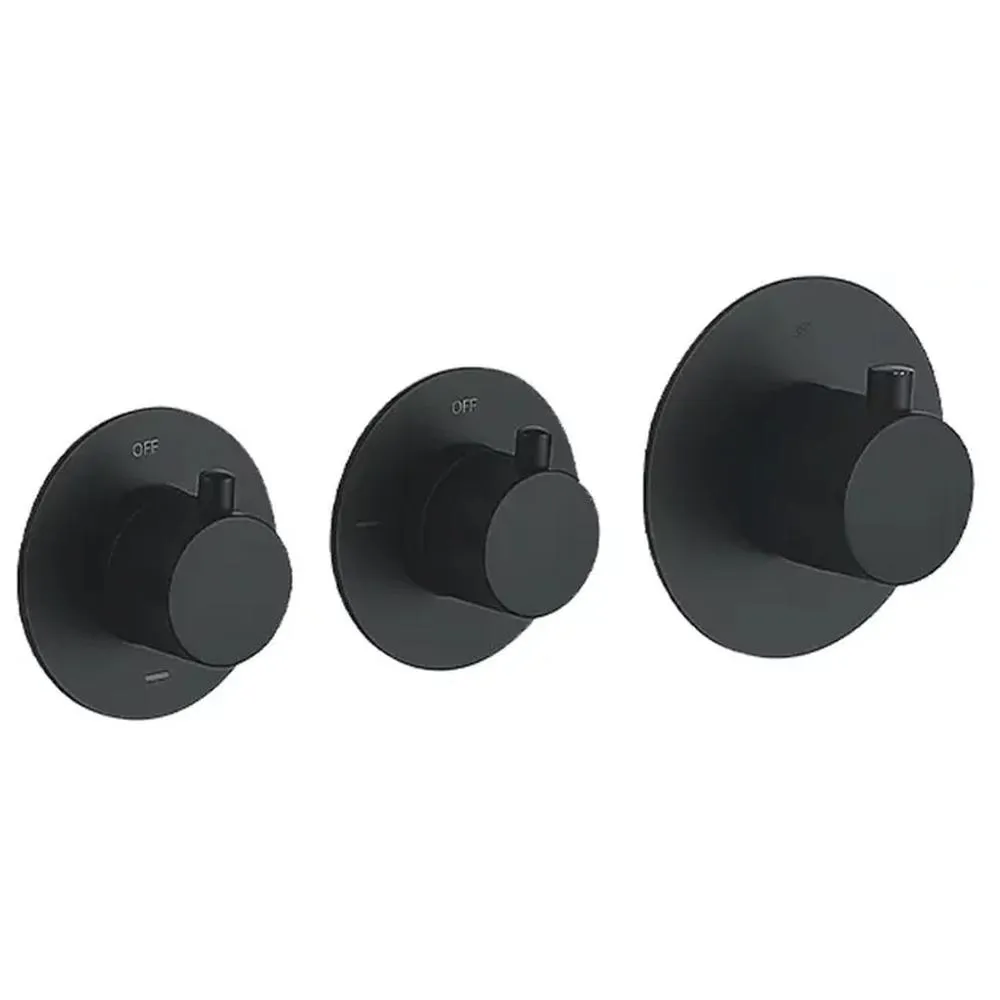 Душевая система встраиваемая (без излива) Grocenberg GB5020BL, черный