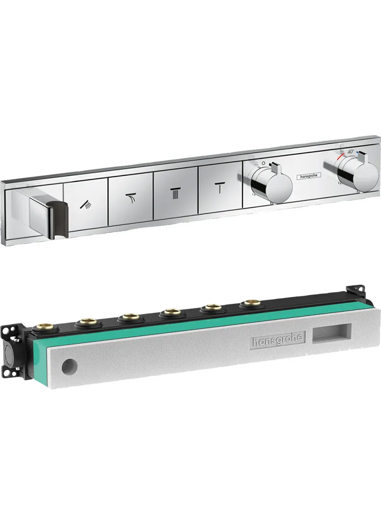 15357000S Set HG RainSelect термостатический смеситель для душа (15357000+15312180)