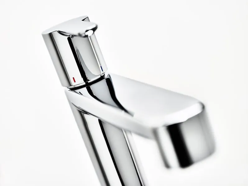 Смеситель для умывальника без донного клапана Ravak PU 015.00 высокий