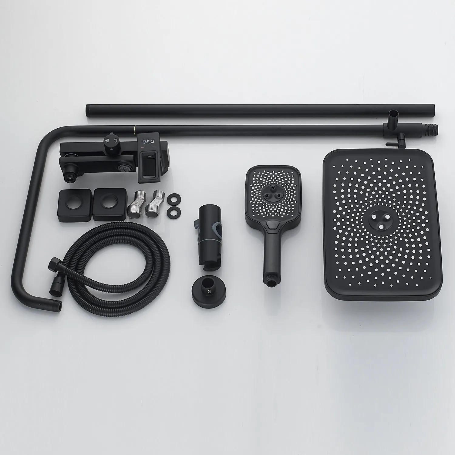 Душевая система Raffine F3696H, черный