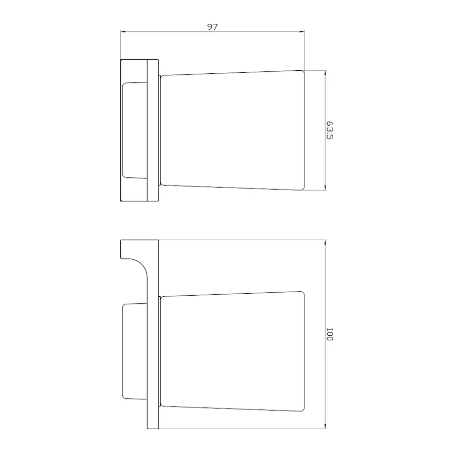 Стакан для ванной комнаты Rav Slezak NIL NLA0201ZRK, розовое золото брашированное