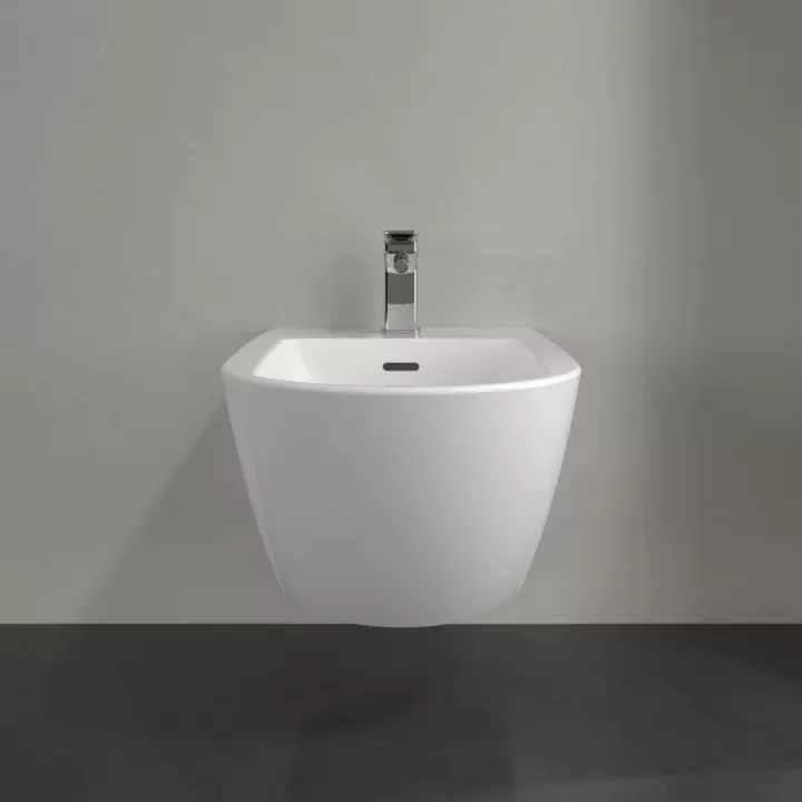 Биде подвесное Villeroy & Boch Subway 3.0 CeramicPlus, Stone White (447000RW)