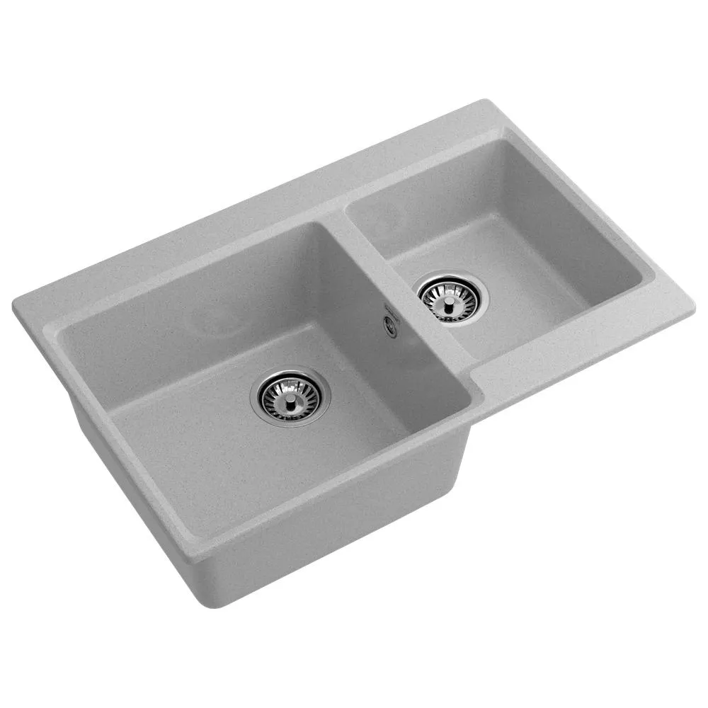 Кухонная мойка GranFest LEVEL 780K, серый