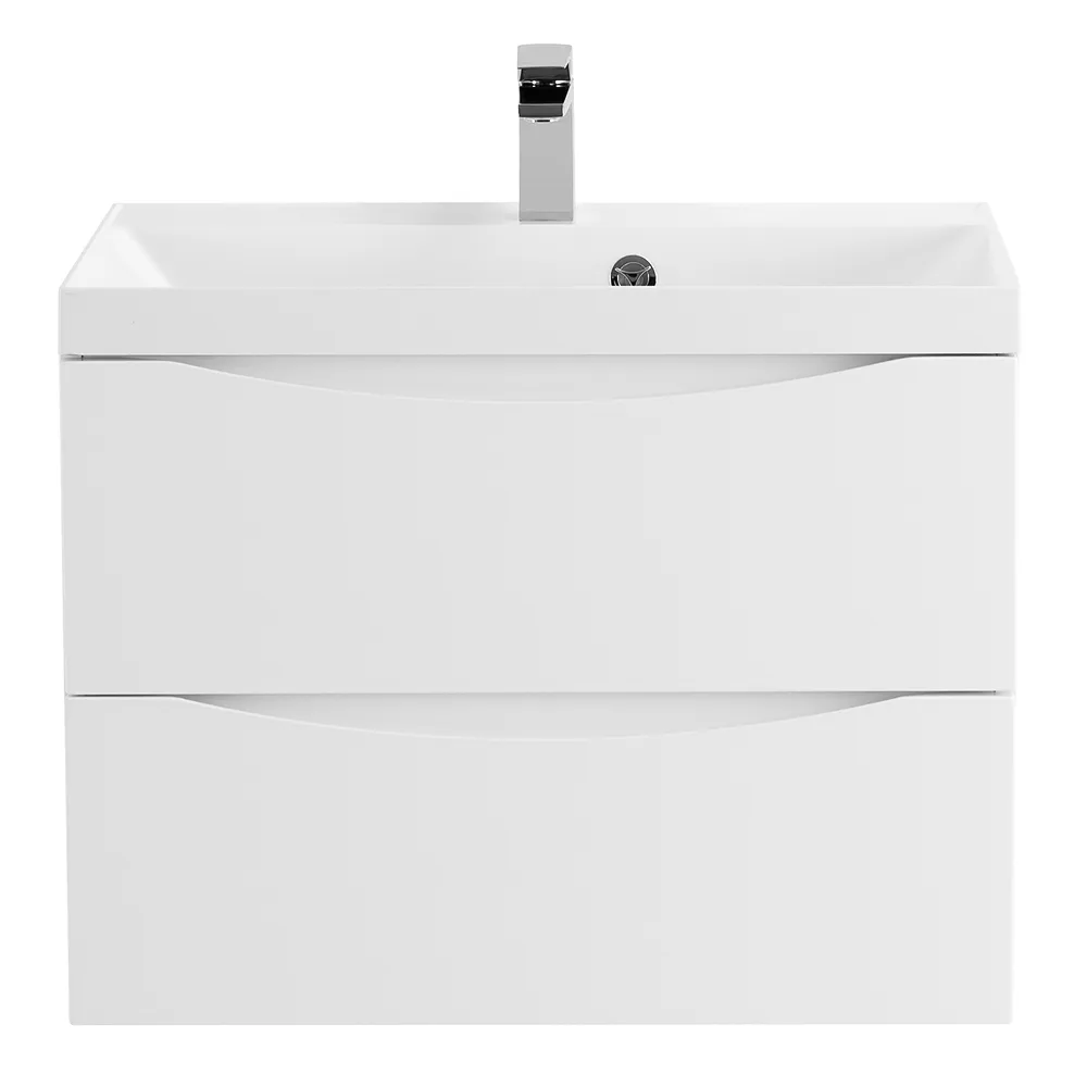 База под раковину подвесная BelBagno Marino 700х500х450 мм, Bianco Lucido (MARINO-700-2C-SO-BL-P)