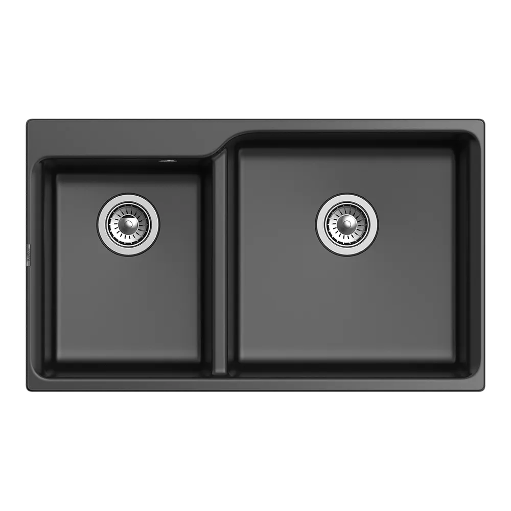 Кухонная мойка Rivelato AXEL X-90D, антрацит