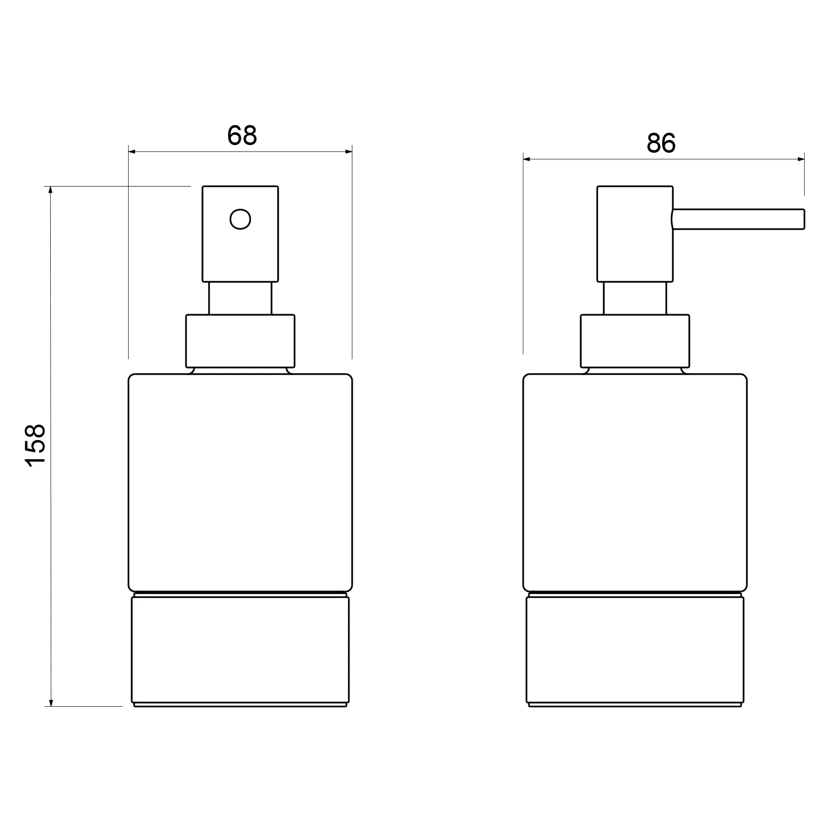 Дозатор настольный Timo Saona (13239/00)