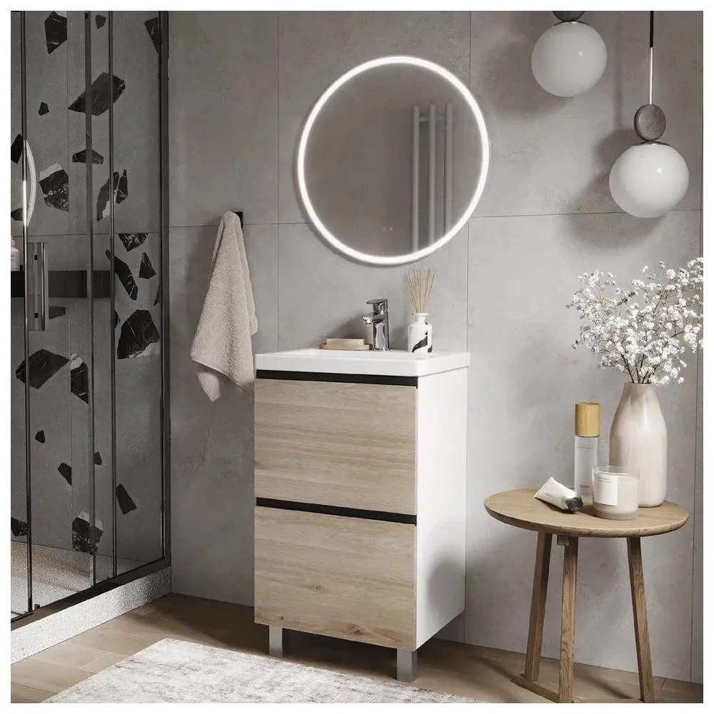 Тумба с раковиной напольная VIGO Cross 446-com, 50 см