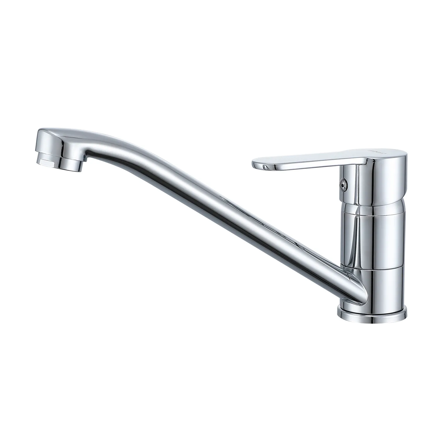 Смеситель Prohanss для кухни низкий поворотный излив, хром (P64.42)