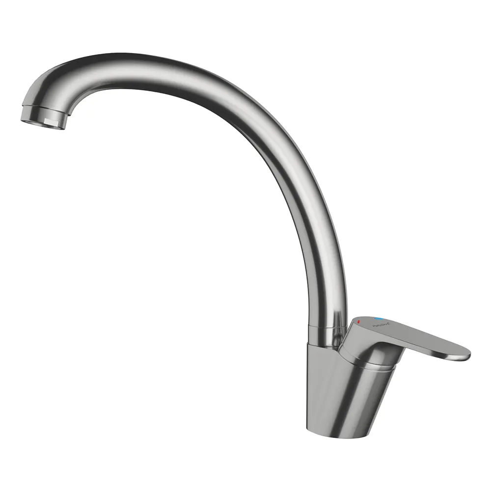 Смеситель для кухни GranFest Z-3323, нержавейка