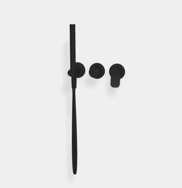 Смеситель для душа Fima Carlo Frattini Flo', черный матовый (F3819WX8NS)