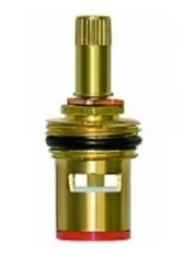 Кран-букса RUSH с керамическими пластинами, поворот 90гр.; 21 шлиц. (RSH502)