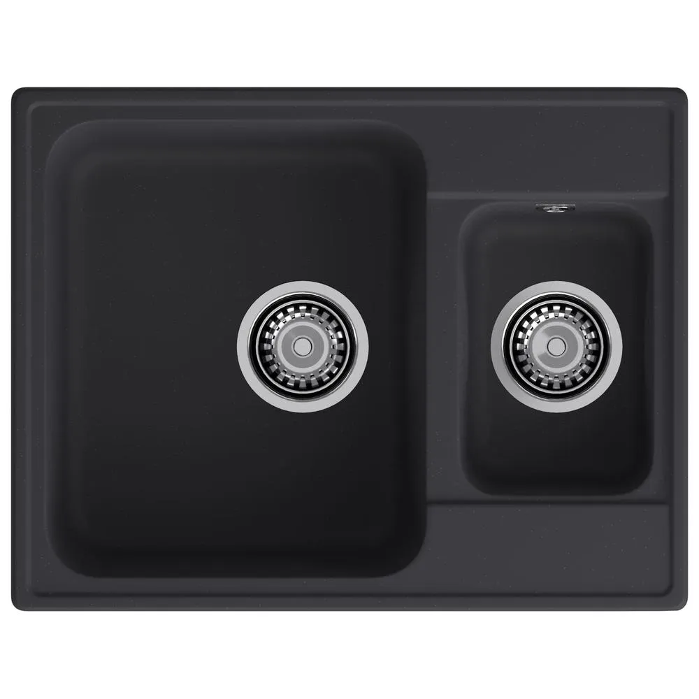 Кухонная мойка GranFest QUARZ 9, черный