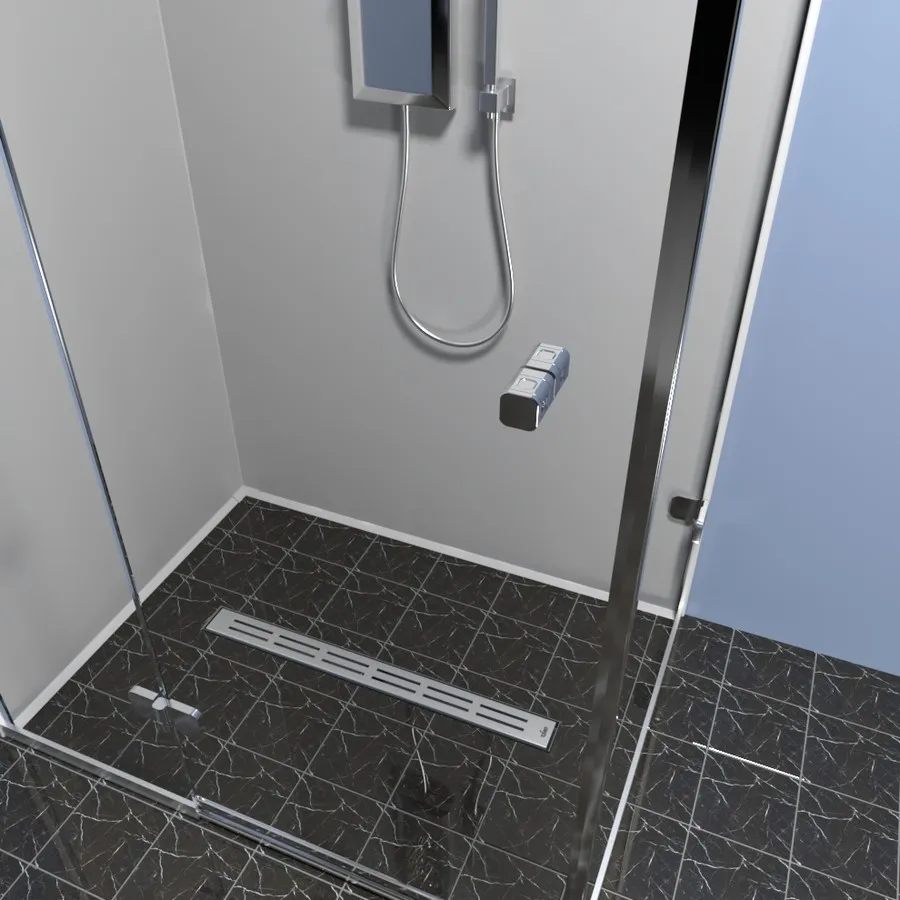 Душевой лоток TIMO Drain Protect 800 с вставкой DG20, сатин (DP20800-DG20800)