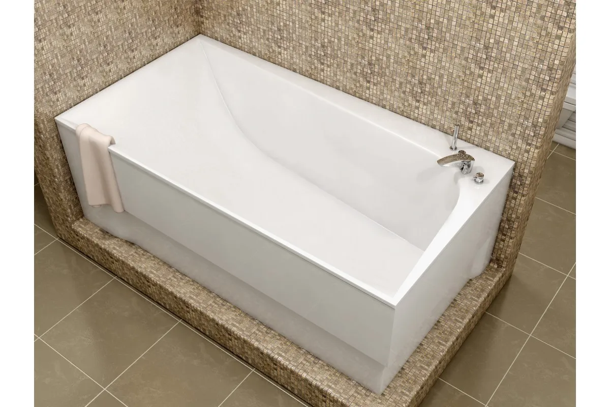 Ванна акриловая правосторонняя Vayer BOOMERANG Гл000010854, 190x90