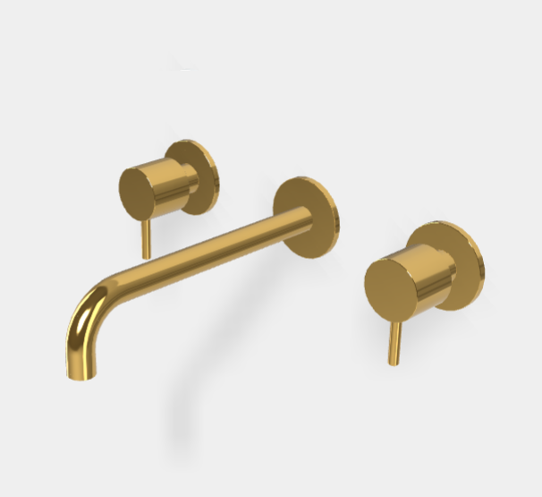 Смеситель для раковины Fima Carlo Frattini Spillo Up, золото (F3161L/5OR)