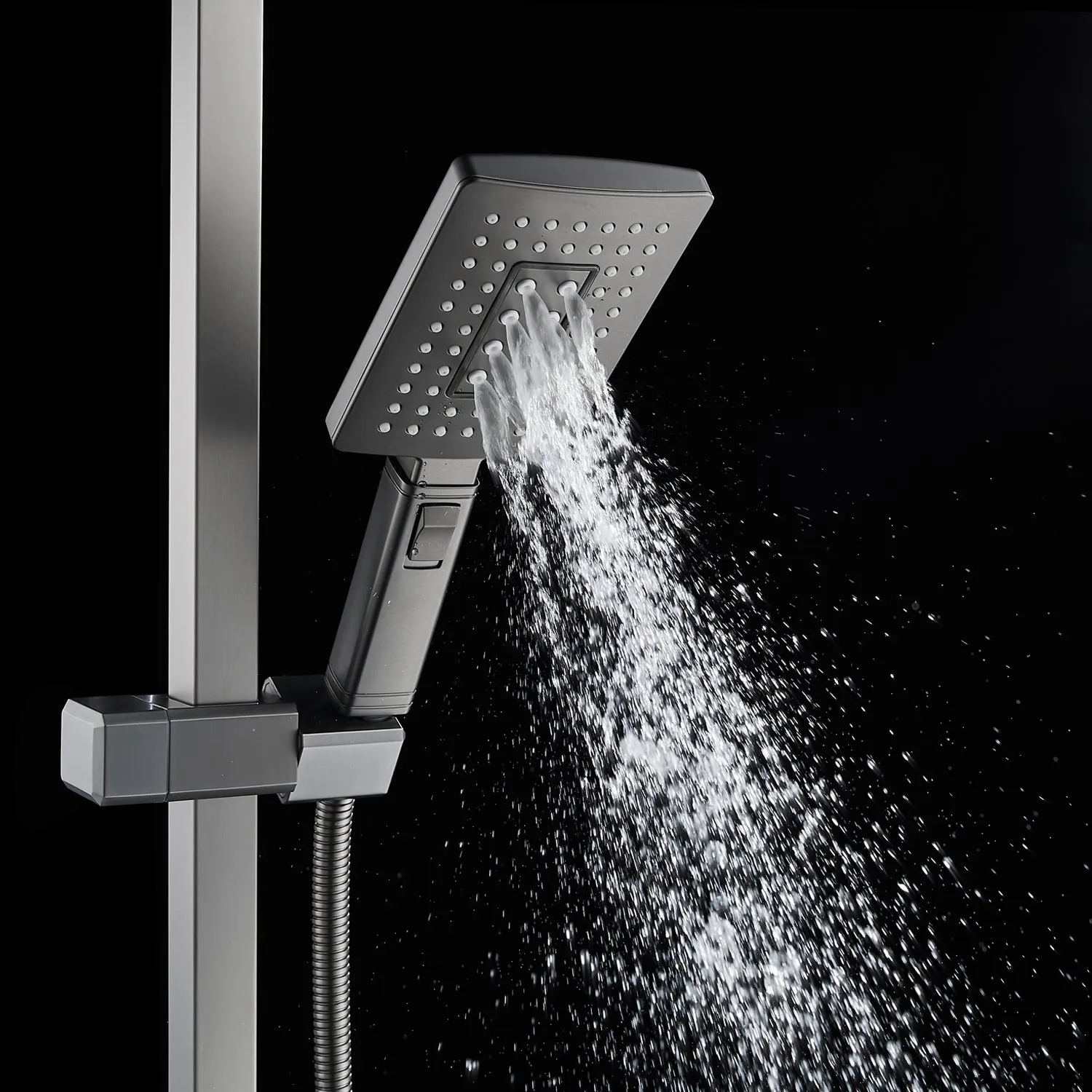 Душевая система Rose R1556T, пепельный