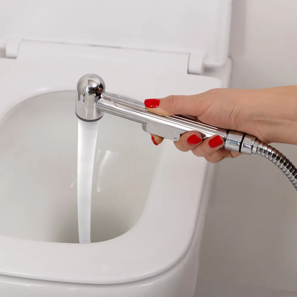 Смеситель для раковины с гигиеническим душем BelBagno Due, хром (DUE-LVM/HGN-CRM-W0)