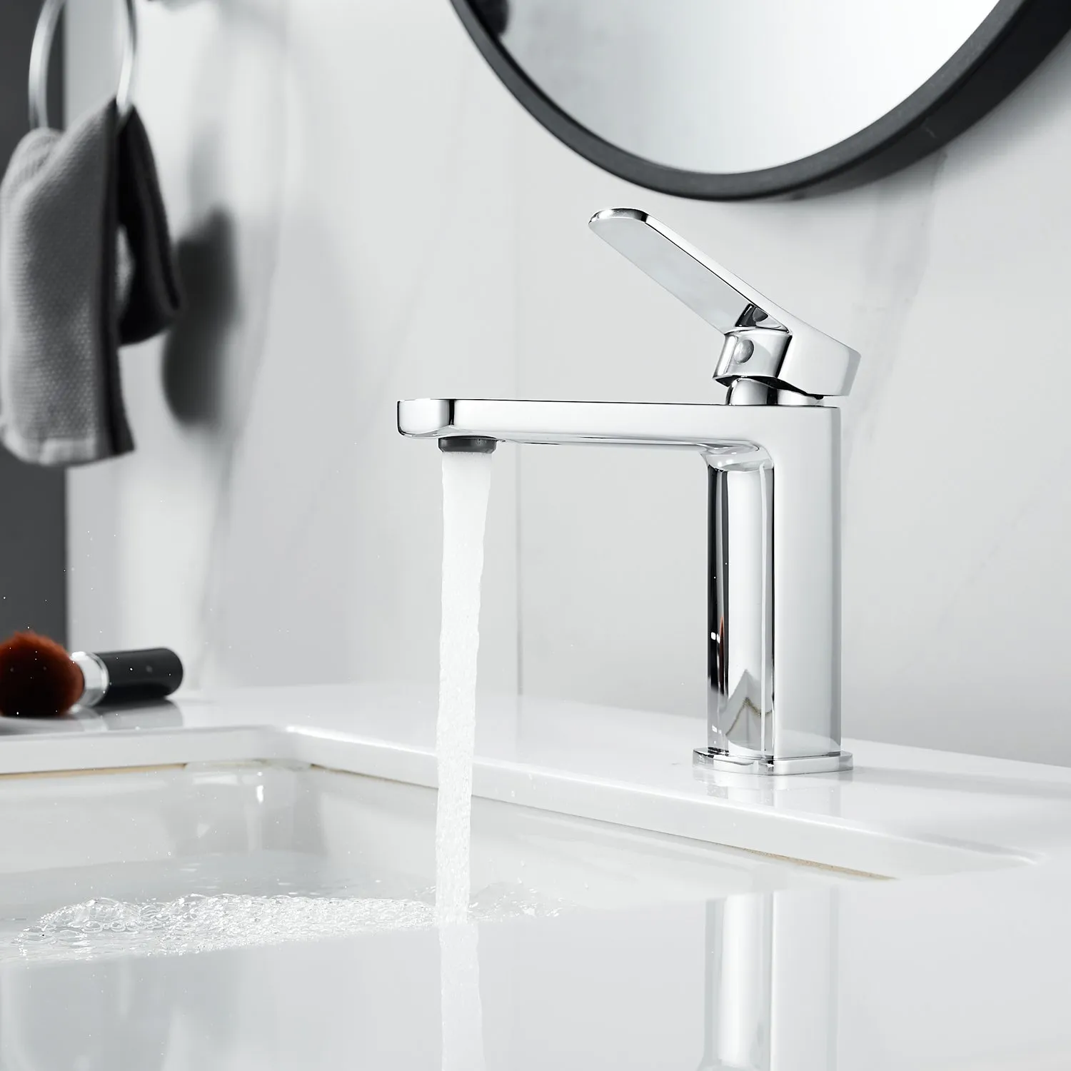 Смеситель для раковины Raffine F0199, хром