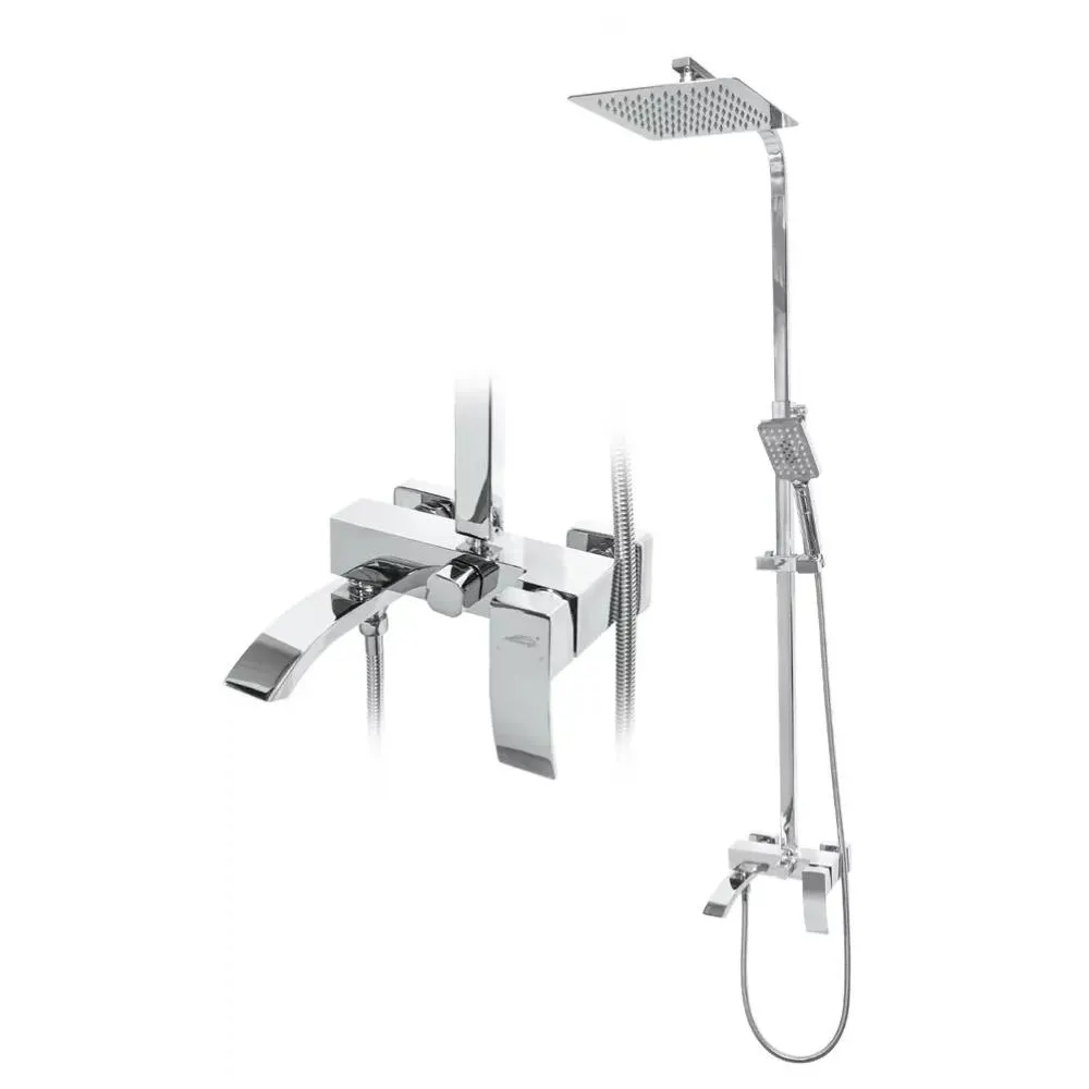 Душевая система Hansberge H5077C1, хром