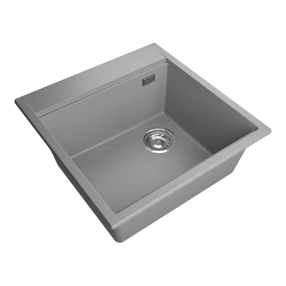 Кухонная мойка Rivelato TESORO TR-505-R серый металлик