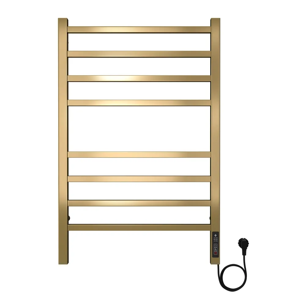 Полотенцесушитель электрический с диммером Terminus Ватикан П8 50х80, золото арт
