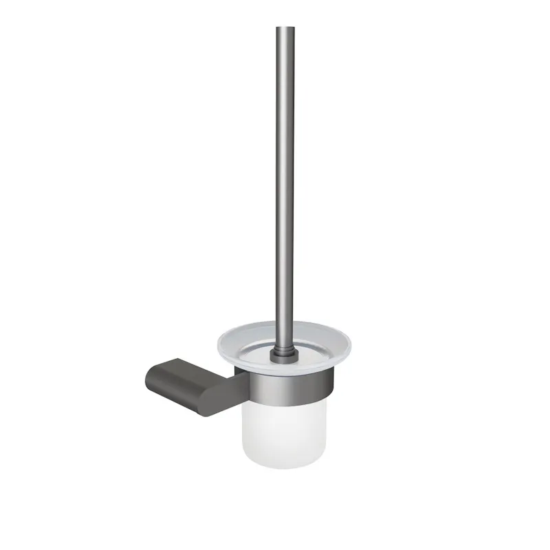 Ершик для унитаза Knotlor TB102GM, оружейная сталь