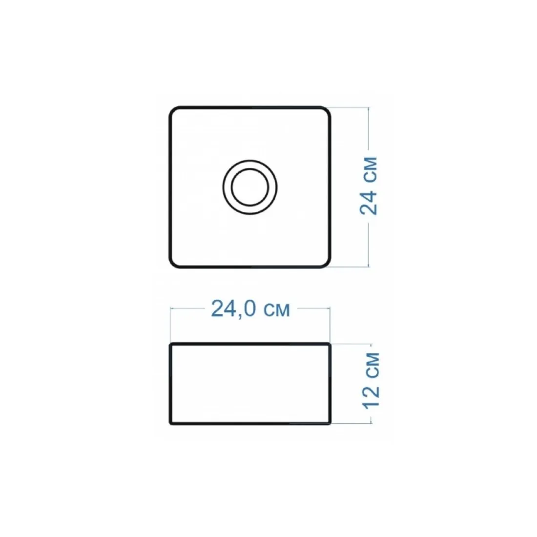 Раковина чаша Maretti Umbria UM13NS15-844, белая