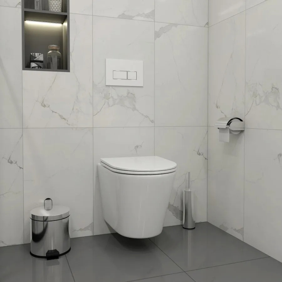 Клавиша смыва Maretti Umbria AC12UM-746, белый/хром