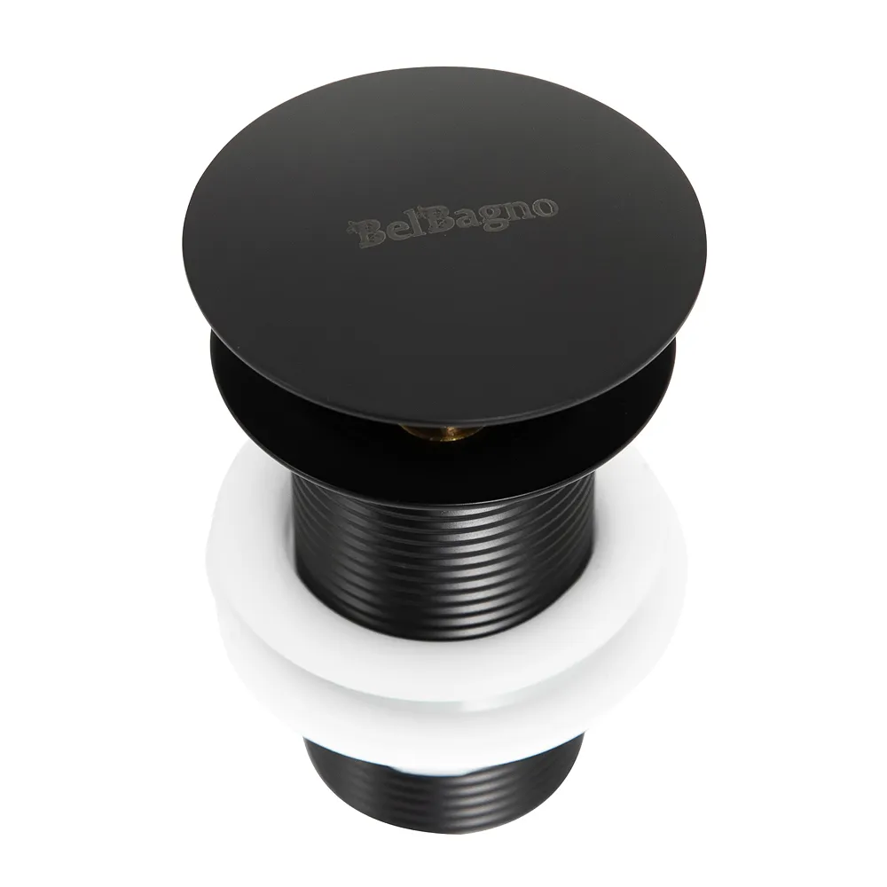Донный клапан BelBagno, черный матовый (BB-SC-NERO)
