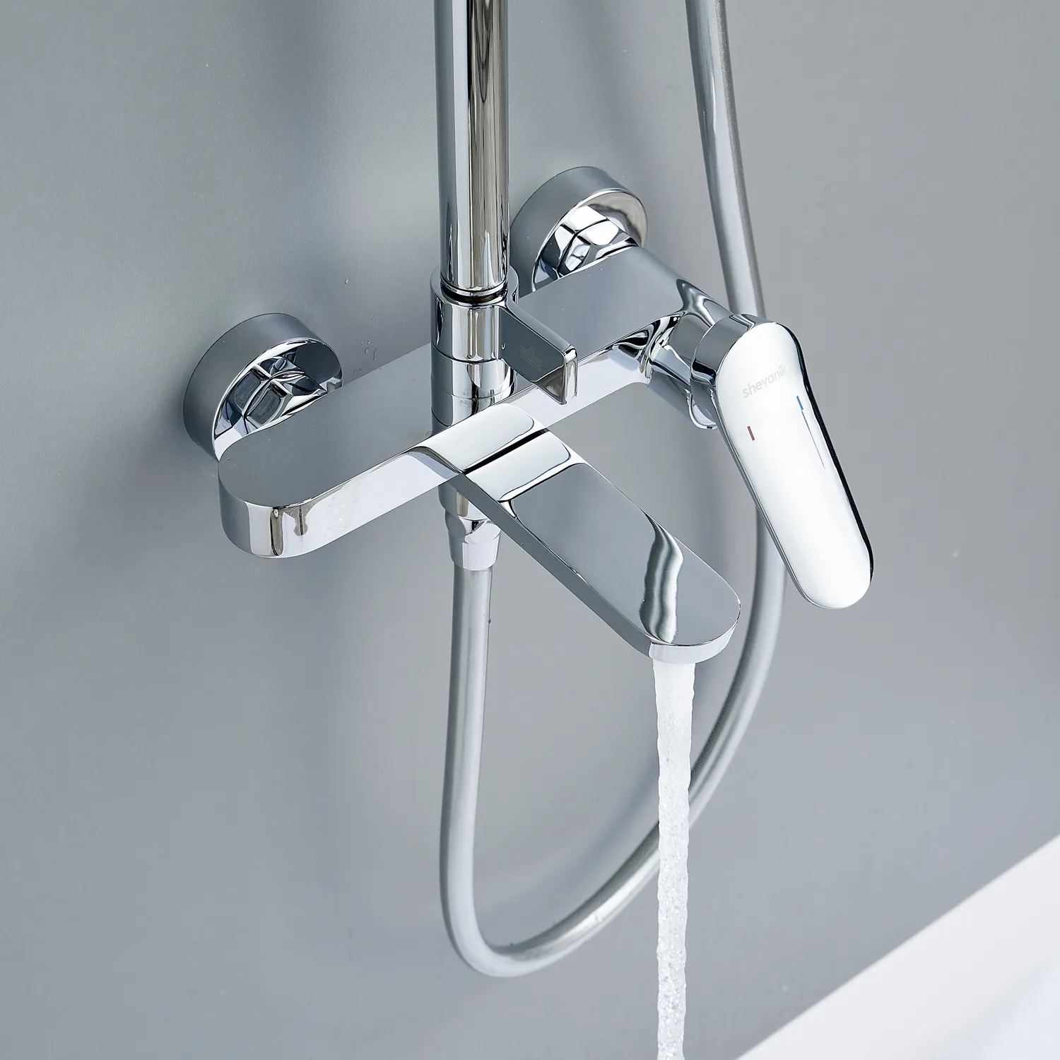 Душевая система Shevanik S4336, хром