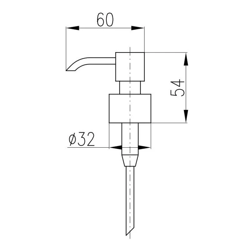 Дозатор жидкого мыла без флакона Rav Slezak ND YUA0303SM, бронза