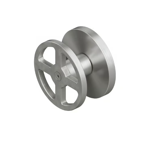 Вентиль Quadro design Valvola02, переключающий (дивертор), на 2 выхода, 1/2", сталь брашированная (20 64 AS)