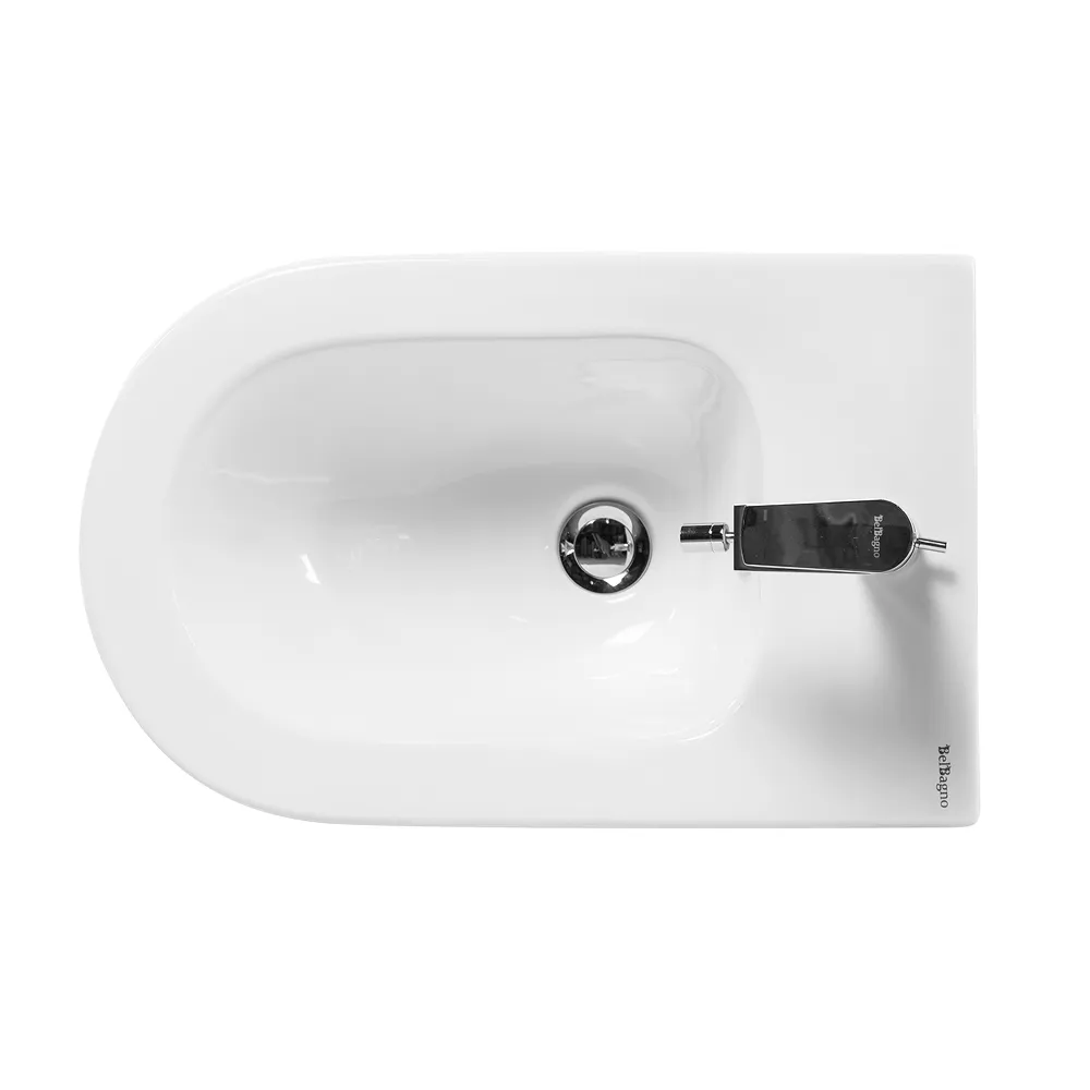 Биде напольное BelBagno Sfera-R, белый (BB2141B)