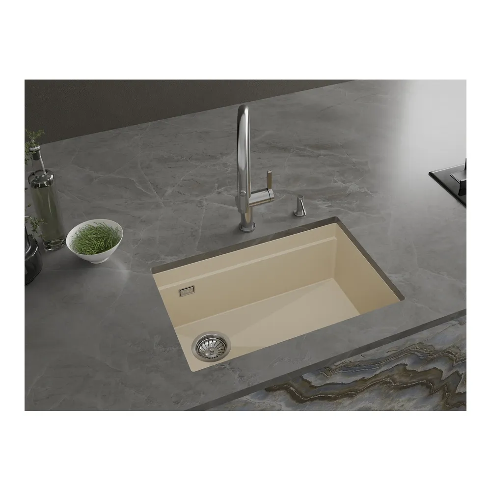 Кухонная мойка Rivelato LINO LN-654-L темно-бежевый