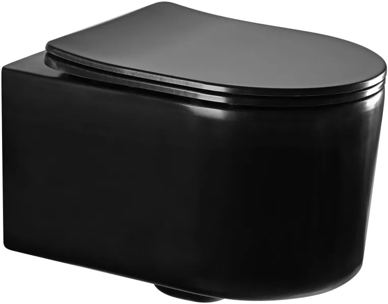 SET AQUATEK МИЯ-MB-049 4в1 (рама AQUATEK Standard INS-0000020+ крепеж KKI-0000002+клавиша KDI-0000049+унитаз AQ2004-MB с тонким сиденьем soft-close
