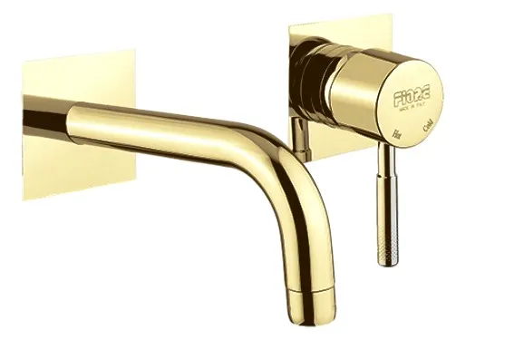 Смеситель для раковины Webert Rimini RI830605794, золото матовое